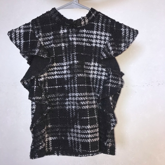 TFNC London Black & Silver blouse - Picture 2 of 8